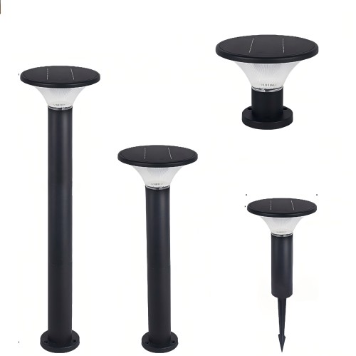 Outdoor LED garden light park villa ground plug light waterproof new Chinese style solar lawn light