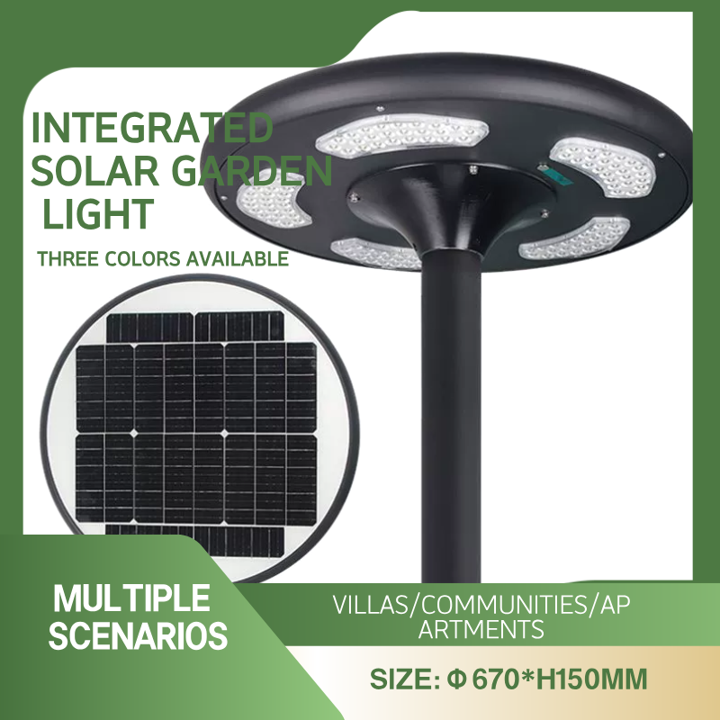 High power LED high pole lamp outdoor villa community induction landscape lamp 3 meters solar garden lamp