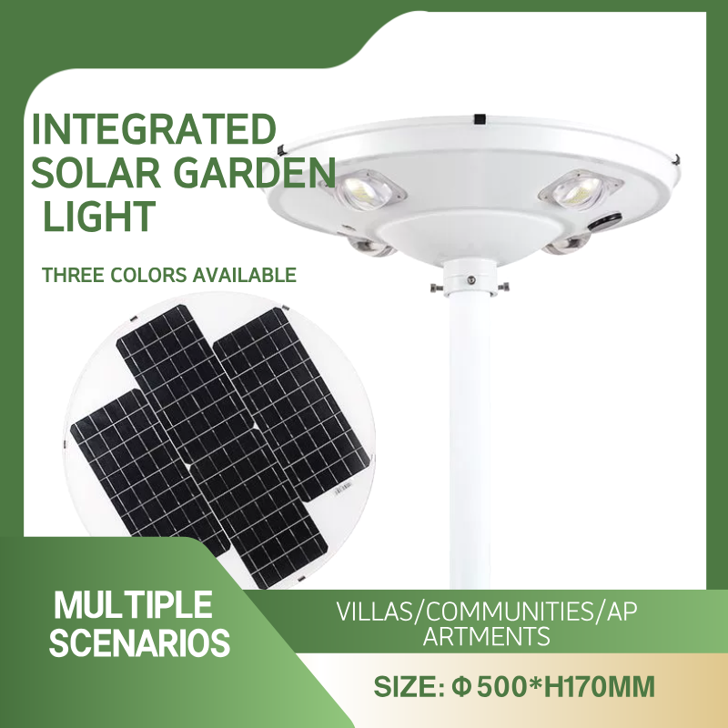 High power LED high pole lamp outdoor villa community induction landscape lamp 3 meters solar garden lamp