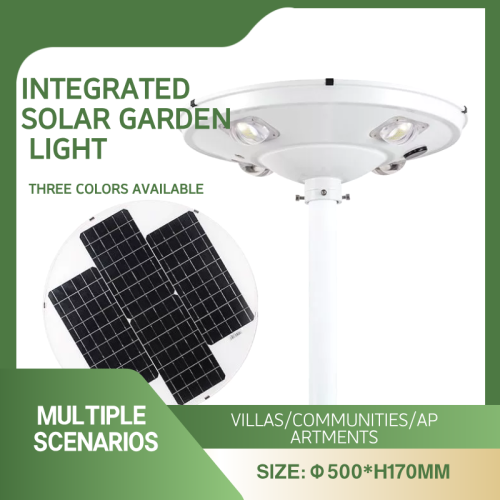 High power LED high pole lamp outdoor villa community induction landscape lamp 3 meters solar garden lamp
