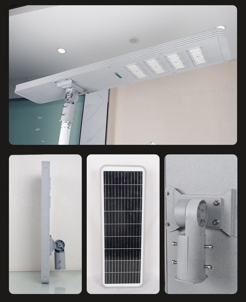 Outdoor Solar Lights Super Bright Rotatable Module 80w 100w Module Design Solar Street Light