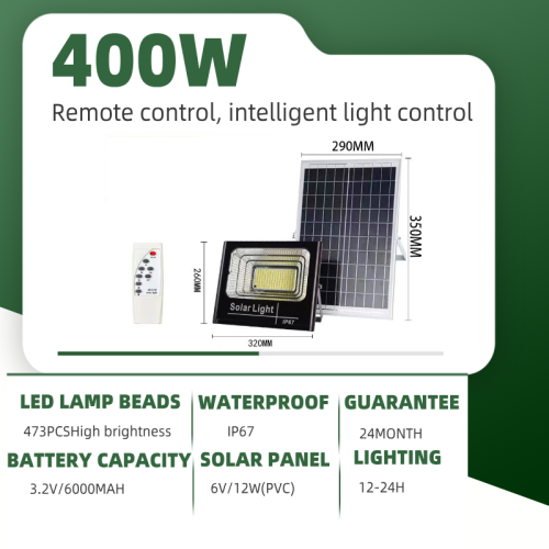 Solar Garden Lights Waterproof Outdoor Solar Lamp for Garden SMD IP67 100w 300w 400w 500w 1000w Solar Led Garden Light
