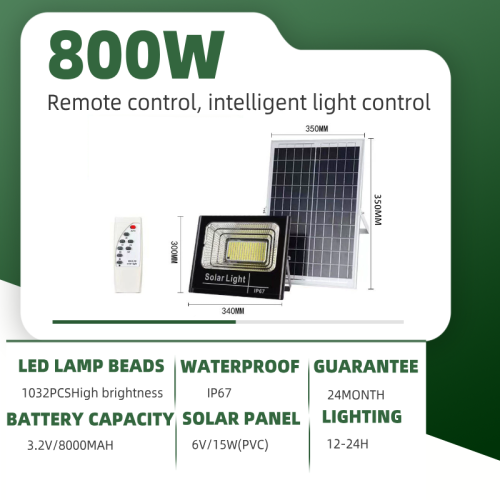 Solar Garden Lights Waterproof Outdoor Solar Lamp for Garden SMD IP67 100w 300w 400w 500w 1000w Solar Led Garden Light