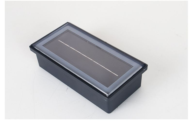 Aluminum square spike light Outdoor LED embedded floor tile light Round solar ground light