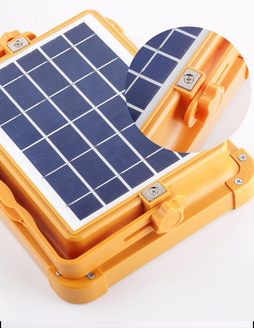 Solar charging floodlight outdoor home construction site lighting stall light night fishing camping emergency super bri